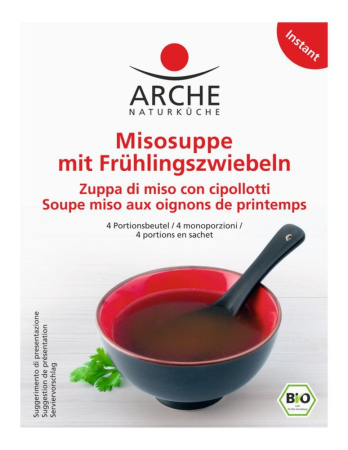 Misosuppe mit Frühlingszwiebeln, BIO, Arche, 4x10g