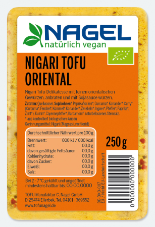 Tofu Oriental, Nagel, BIO, 250g