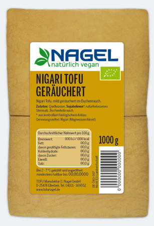 Tofu geräuchert, BIO, Nagel, 1kg