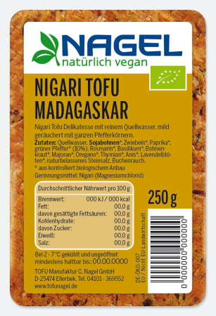 Madagaskar Tofu, BIO, Nagel, 250g