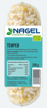 Tempeh natur, Nagel, 200g