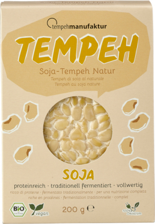 Tempeh Natur, 200g, tempehmanufaktur