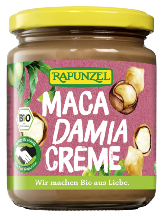 (MHD:10.03.2026) Macadamia-Creme, BIO, 250 g, Rapunzel