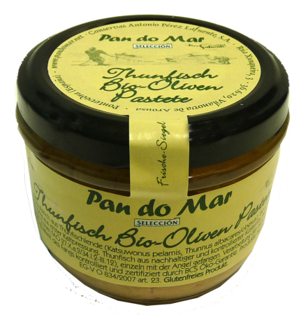 Thunfisch Bio-Oliven Pastete, Pan do Mar, 125g