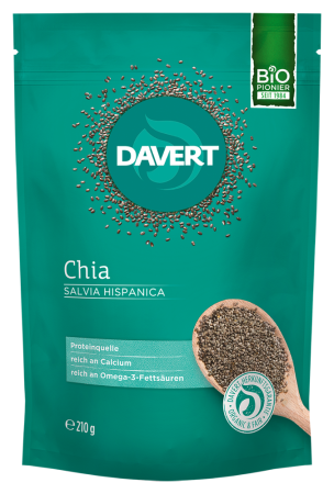 Chia Samen, BIO, Davert, 210g