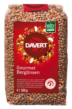 Gourmet Berglinsen, BIO, Davert, 500g