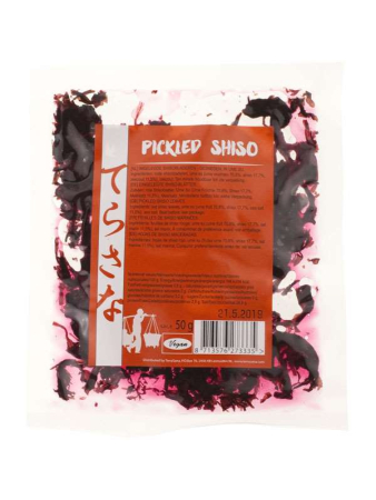 (MHD: 20.10.24) Eingelegte Shiso Blätter, TS-Import, 50g