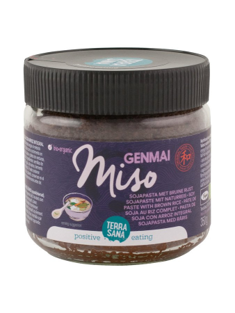 Genmai Miso unpasteurisiert, BIO, TerraSana, 350 g