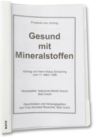 Schubring, Klaus: Gesund mit Mineralstoffen, 47 Seiten, Schnellhefter