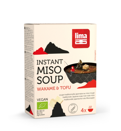 Miso Suppe Instant Wakame & Tofu, BIO, Lima, 4 x 10 g