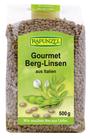 Gourmet Berg-Linsen braun, BIO, 500.0 g, Rapunzel