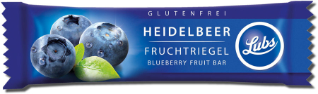 Heidelbeer Fruchtriegel, Bio, BIO, 30.0 g, Lubs