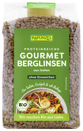 Gourmet Berg-Linsen braun, BIO, 500.0 g, Rapunzel