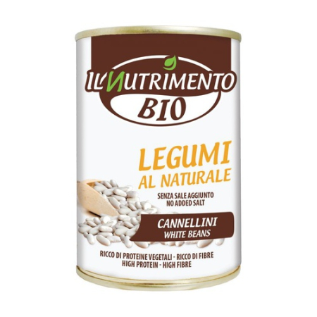 (MHD: 31.12.25) Weiße Bohnen Cannellini, BIO, Il Nutrimento, 400g