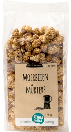 (MHD:24.04.2026) Weiße Maulbeeren, BIO, TerraSana, 175g