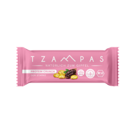 TZAMPAS Energy Bar Protein Crunch, BIO, ETHCL Food Labs, 40g
