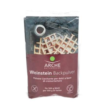 Weinstein Backpulver, BIO, Arche, 3 x 18 g