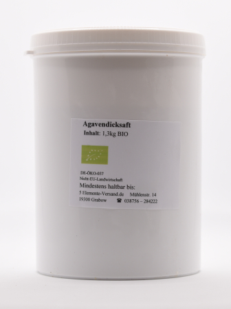 Agavendicksaft, 1,3kg, BIO, Selbstabfüllung