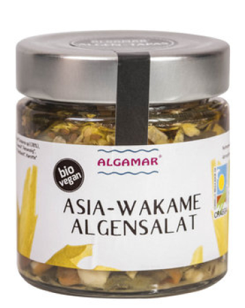 Asia-Wakame-Algensalat, BIO, 190g, Algamar