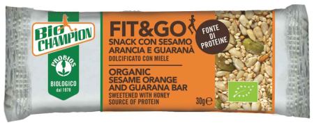 (MHD: 31.08.25) Fruchtriegel mit Guarana, BIO, Biochampion, 30g