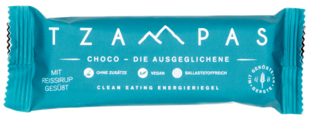 TZAMPAS Energy Bar Choco, BIO, ETHCL Food Labs GmbH, 40g