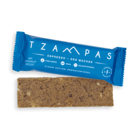 TZAMPAS Energy Bar Espresso, BIO, ETHCL Food Labs GmbH, 40 g