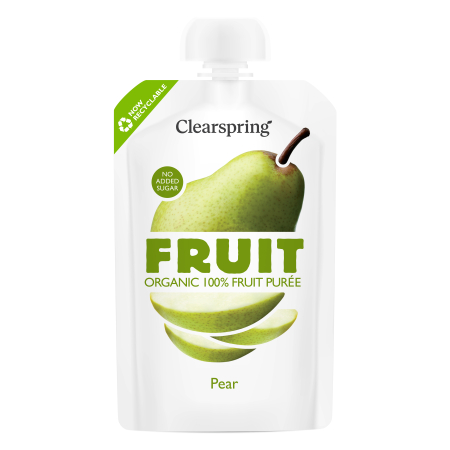 Fruchtpüree Quetschie - Birne, BIO, Clearspring, 100g