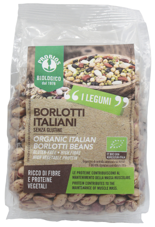 Borlotti Bohnen aus Italien, BIO Probios, 400g