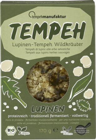 Lupinen-Tempeh Wildkräuter, BIO, 170.0 g, tempehmanufaktur