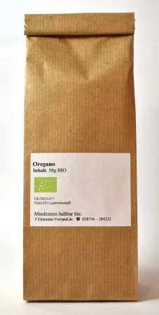 Oregano, BIO, Selbstabfüllung, 50 g