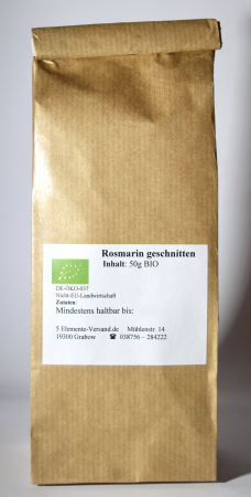 Rosmarin geschnitten, BIO, Selbstabfüllung, 50 g