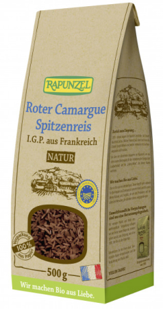 Roter Carmargue Spitzenreis, BIO, 500 g, Rapunzel