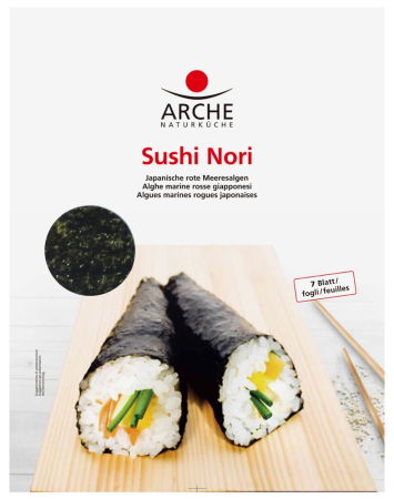Sushi Nori geröstet, Arche, 17g