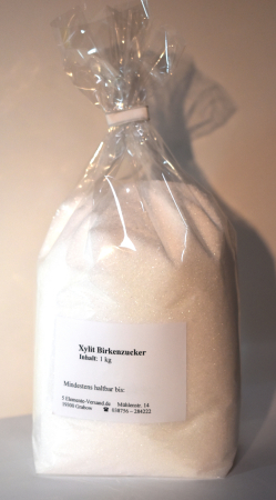 Xylit Birkenzucker (Premium Qualität), Selbstabfüllung, 1kg