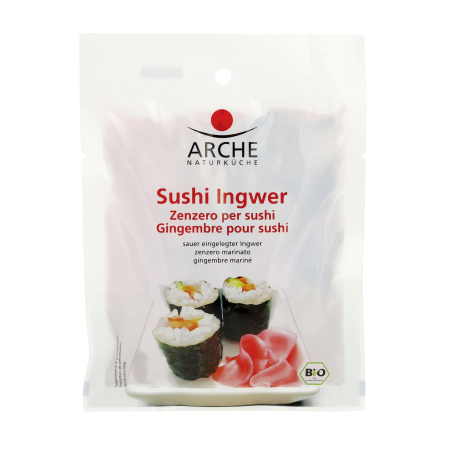 (MHD: 24.10.25) Sushi Ingwer, BIO, Arche, 105g