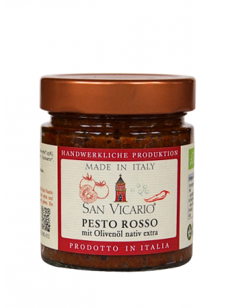 Pesto Rosso, BIO, San Vicario, 190g