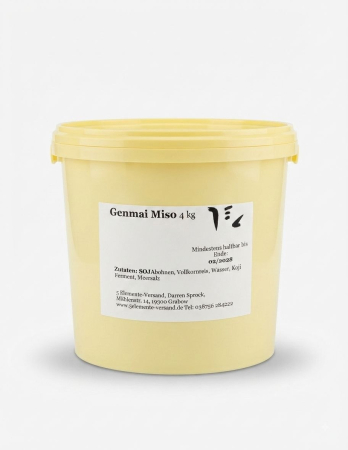 Genmai Miso unpasteurisiert, Muso, 4kg