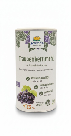 [MHD:01.2026]Traubenkernmehl, BIO, Govinda, 200g