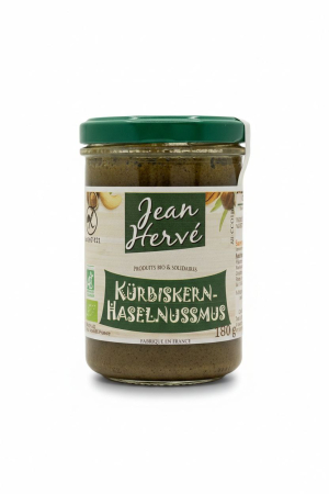 Kürbiskern-Haselnussmus, BIO, Jean Hervé, 180g