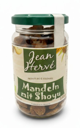 (MHD:06.06.2026) Mandeln mit Shoyu, BIO, Jean Hervé, 180g