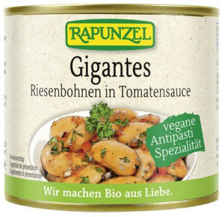 Gigantes Riesenbohnen in Tomatensauce, in der Do, 230g Rapunzel