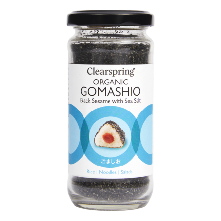 Gomasio aus schwarzem Sesam, BIO, Clearspring, 100g