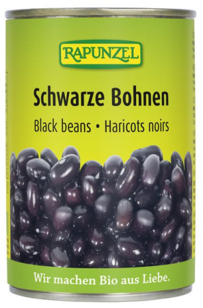 Schwarze Bohnen in der Dose, BIO, 400.0 g, Rapunzel