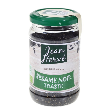 Schwarzer Sesam geröstet, BIO, Jean Hervé, 160g