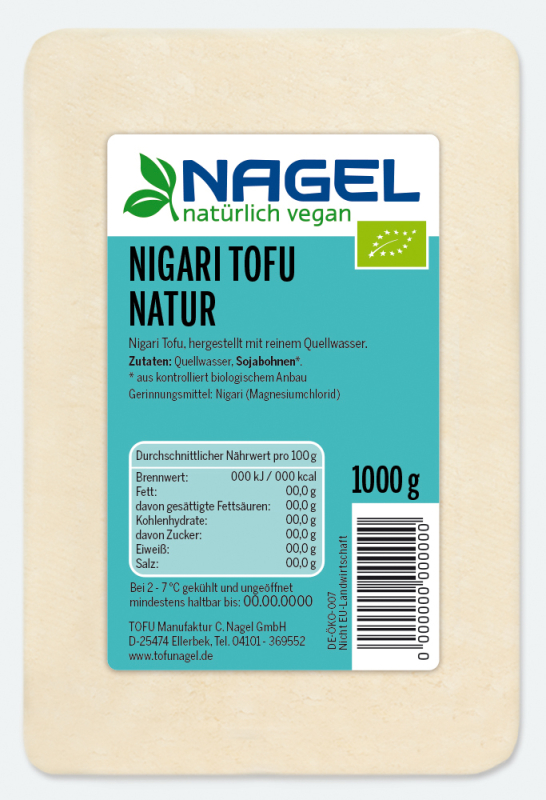 Tofu natur, BIO, Nagel, 1kg