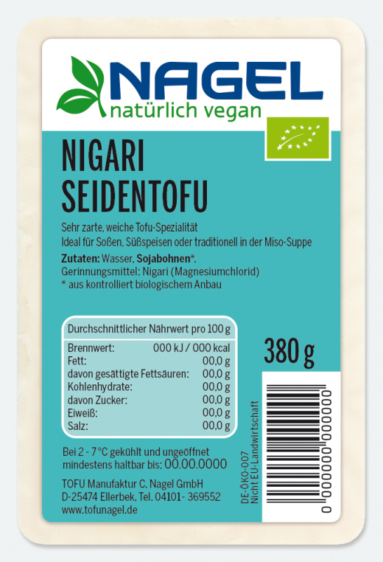 Seidentofu, BIO, Nagel, 380g