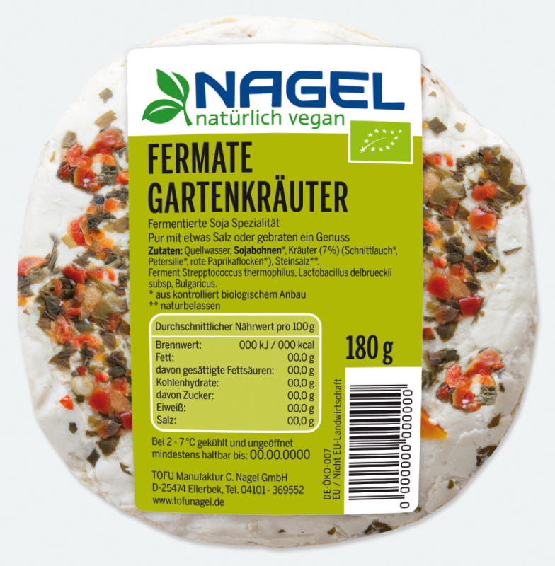 Fermate Gartenkräuter, BIO, Nagel, 180g