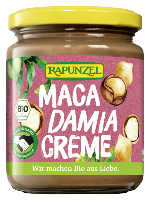 (MHD:10.03.2026) Macadamia-Creme, BIO, 250 g, Rapunzel