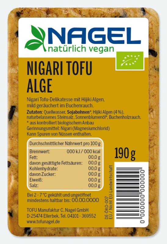 Nigari Tofu Alge 190g, BIO, NAGEL