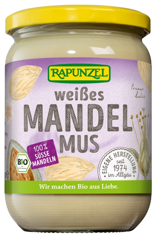 Mandelmus weiß, BIO, Rapunzel,  500g